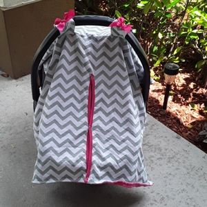 Chevron car seat cover